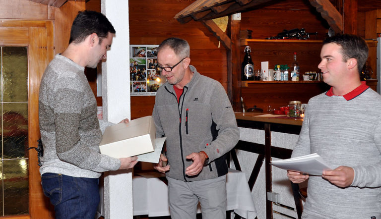 Preisverleihung örtliches Vereinsturnier 2019