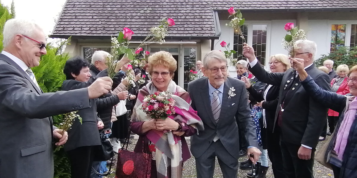 Diamantenehochzeit unseres Ehrenmitglieds